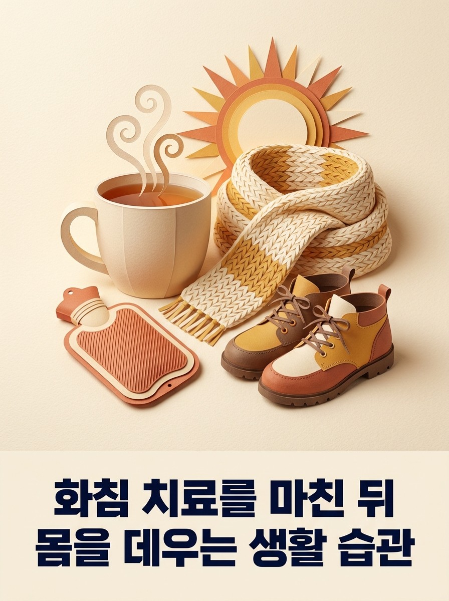 화침 치료를 마친 뒤 — 다시 시리지 않게 몸을 데우는 생활 습관