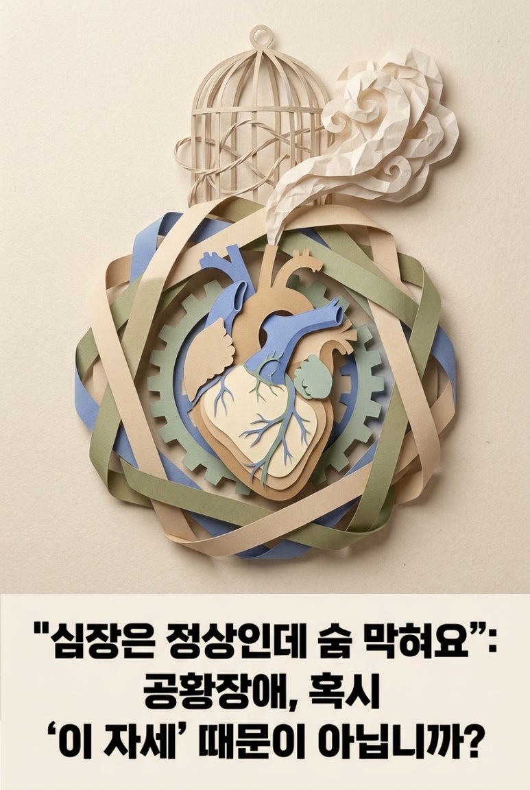  "심장은 정상인데 숨 막혀요": 공황장애, 혹시 '이 자세' 때문이 아닙니까?
