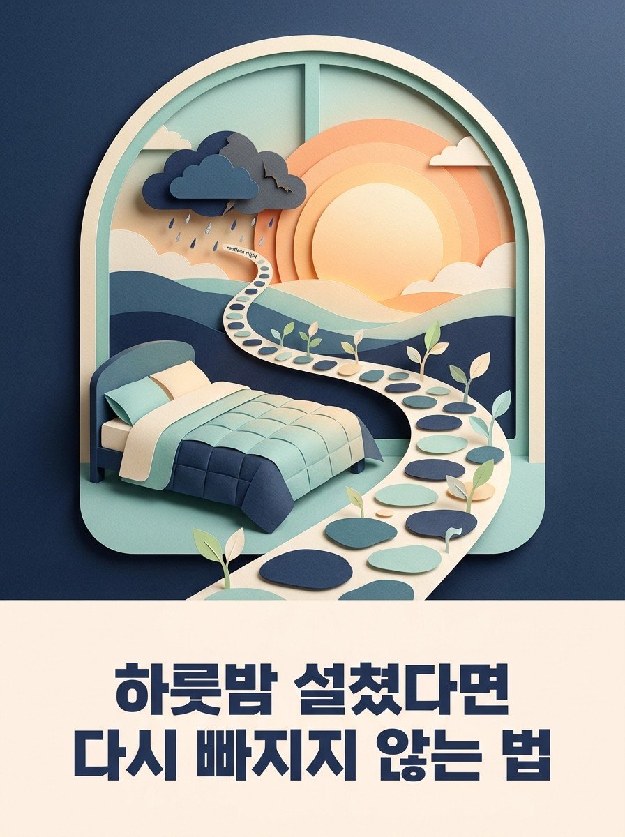 잠이 돌아온 뒤 하룻밤 설쳤을 때 악순환으로 빠지지 않는 법