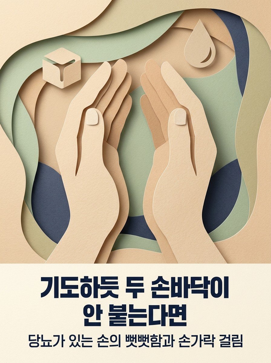 기도하듯 두 손바닥이 안 붙는다면 — 당뇨가 있는 손의 뻣뻣함과 손가락 걸림