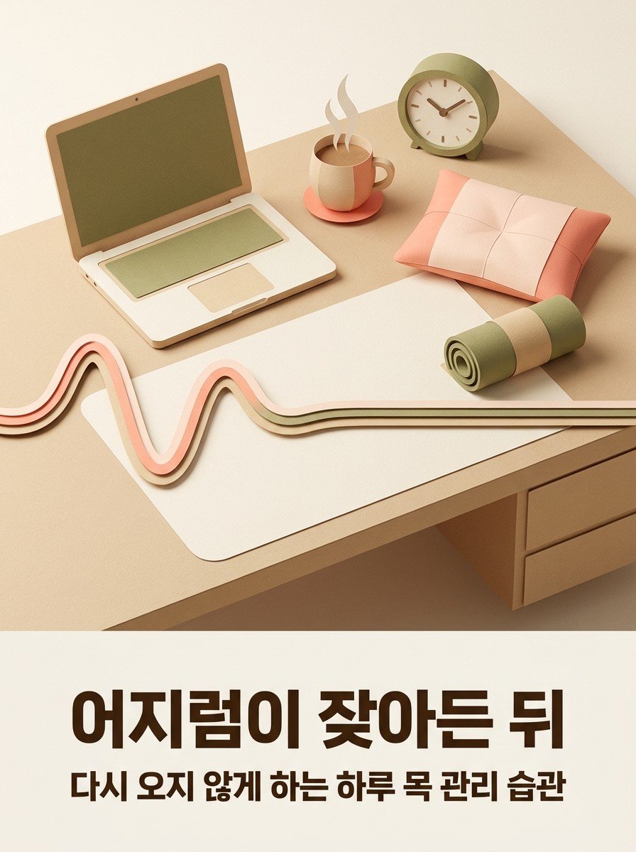 어지럼이 잦아든 뒤 — 다시 오지 않게 하는 하루 목 관리 습관